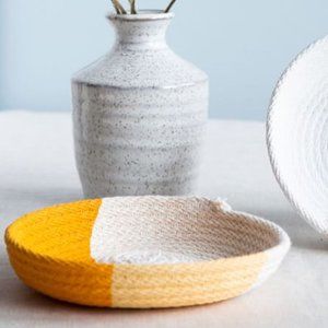 West Elm/Closed Mondays collab: small round basket
